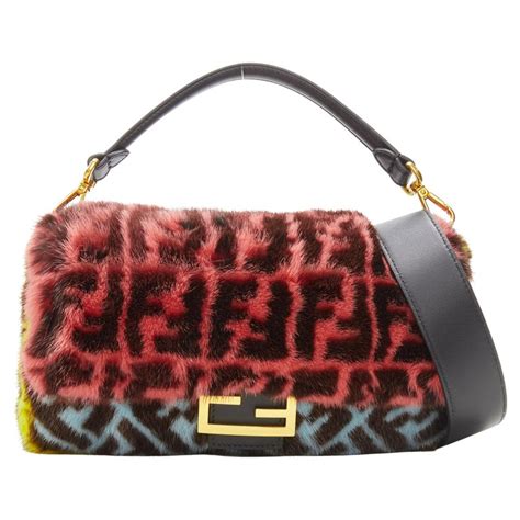 multicolor fendi baguette|fendi baguette monogram.